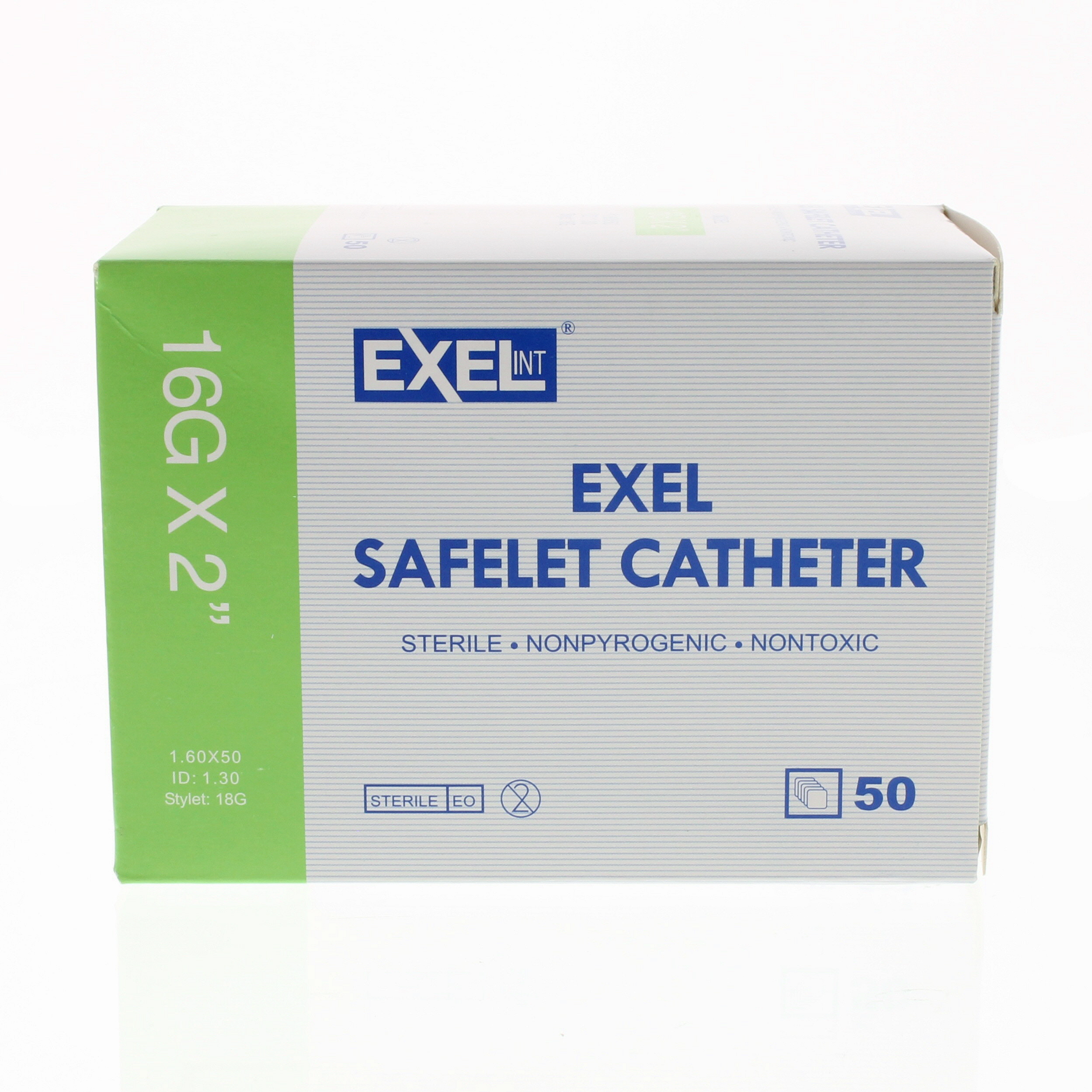 Exel IV Catheter - 16g x 2 Inch Box/50